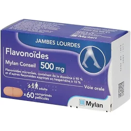 Flavonoïdes Mylan conseil 500 MG 60 comprimés