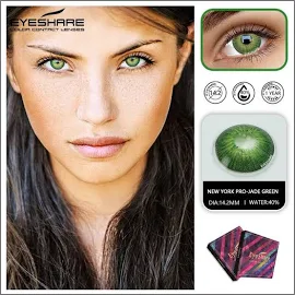 EYESHARE 1 paire de Lentilles de Contact cosmétiques série New York Pro Lentilles colorées pour les yeux Contactlen