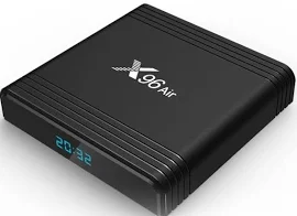 X96 Air 8K Smart TV Box Android 9.0 lecteur multimédia avec télécommande, Quad-core Amlogic S905X3, RAM : 4 Go, ROM : 64 Go, Wifi Double bande, Bluet