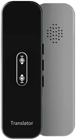 Traducteur vocal de la voix en temps réel G6X 40 langues pour Android iOS et Smartphone (gris)