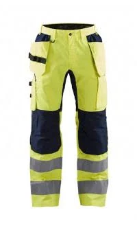 Pantalon artisan haute-visibilité stretch avec poches flottantes ...