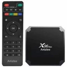 Artizlee TV Box, 4Go 32Go - Smart Box TV X96 Max décodeur multimédia Android 7.1 4GB+32GB Wifi passerelle multimédia