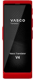 Vasco Translator V4 - traducteur instantané pour la voix, les Textes et Plus Encore - Ruby Red