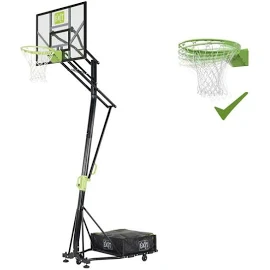 Structure de basket avec panneau et panier portable Galaxy Exit Toys Hauteur réglable et structure portable en acier