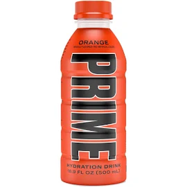 Bouteille de Prime Hydration Drink, Orange Flavor, 16.9 fl oz