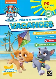 Mon Cahier de Vacances Pat'Patrouille 2024 PS vers la MS 3/4 ans