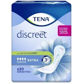 Tena Discreet Extra - 24 paquets de 20 protections