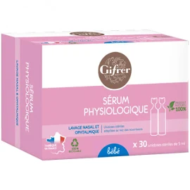 Gifrer sérum physiologique 30 unidoses 5ml