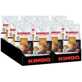 Café en grains Kimbo Crema Intensa - 12 paquets - 12 kg