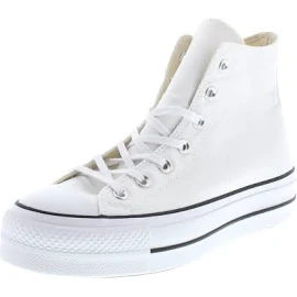 Converse White Chuck Taylor All Star Lift Hi Trainers
