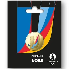 Médaillon Sport Alphabet Jeux Olympiques Paris 2024 V - Voile