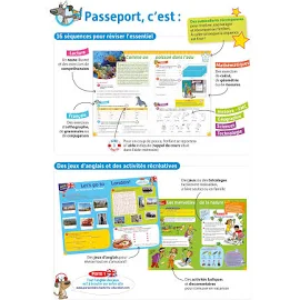 Passeport - du CM2 à la 6e - Cahier de Vacances 2024