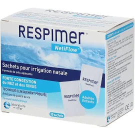Respimer Netiflow 30 sachets pour Irrigation nasale