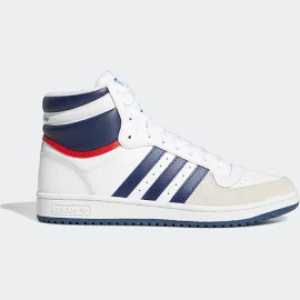 Adidas Top Ten Hi White Navy Red