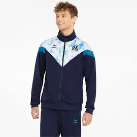 Puma Veste OM Iconic MCS Mesh Track Jkt Blanc