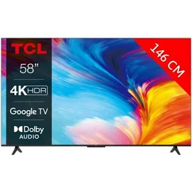 TCL TV LED 4K 146 cm TV 4K LED 58P631 Google TV