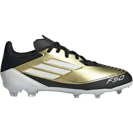 Adidas F50 League FG/MG Messi Triunfo Dorado enfants Doré Blanc