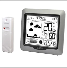 Station Meteo Avec Previsions et 1 Capteur la Cross Technologie