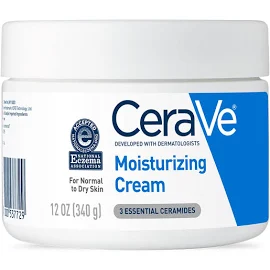 CeraVe Crème Hydratante - Hydratant Visage et Corps, 12 oz