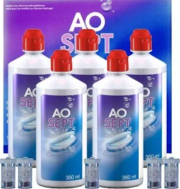 Aosept Plus Solution 5x360ml 6mois