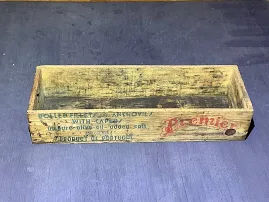 boîte en bois vintage | Premier ministre | Filets d'anchois roulés aux câpres à l'huile d'olive