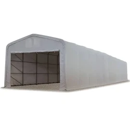 Hangar PVC 5x30m PVC 550 g/m² Gris imperméable