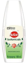 Autan Botanicals Spray Répulsif anti-moustiques pour le corps, 100 M