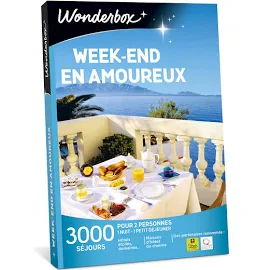 Coffret Cadeau - Wonderbox - week-end en amoureux