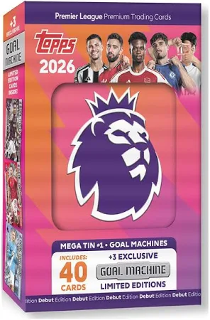 Topps Premier League 2026 Mega Tin