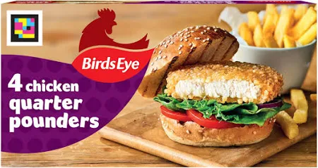Birds Eye 4 Chicken Quarter Pounders
