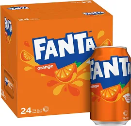 Fanta Orange Soft Drink Multipack Cans 24 X 375 Ml