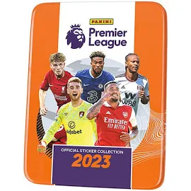 Panini Premier League 2023 Sticker Collection Pocket Tin - Black