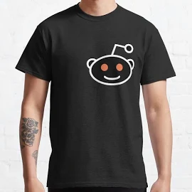 Reddit Logo Dark Theme Reddit Classic T-Shirt