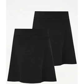 George Black School Girls Skorts 2 Pack