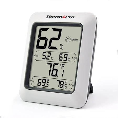 ThermoPro TP50 Digital Thermo-Hygrometer Indoor Thermometer Room
