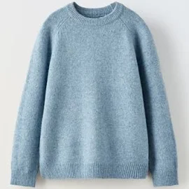 Kids Zara - Soft Touch Knit Sweater in Light Blue - 11-12 Years (152 cm) - Kids