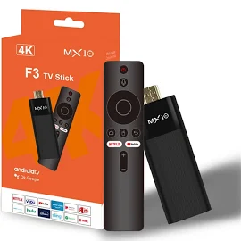 MX10 F3 HD 4K TV Stick Android 13 Allwinner H313 Quad Core 2.4G&5.8G Dual WIFI BT 5.0 Cortex A53