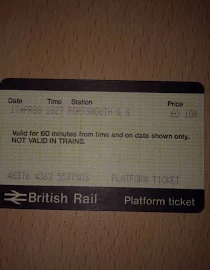 B,r,b, Platform Ticket;. ( Portsmouth & S, 88, )