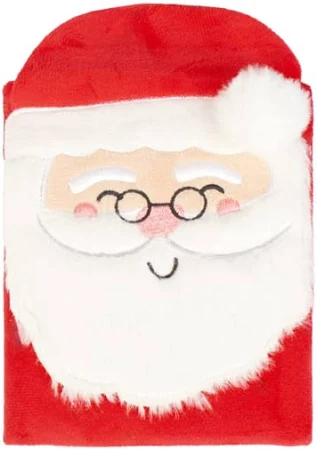 Plush Notebook - Santa