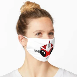 Sparx Face Mask | Redbubble Red