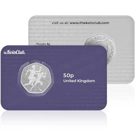 Royal Mint Team GB and PARALYMPICSGB 2024 UK 50P Brilliant Uncirculated Bu Coin