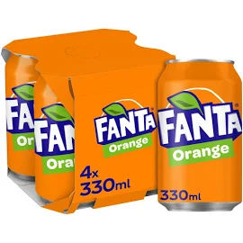 Fanta Orange 330ml x 4