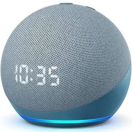 Amazon Echo Dot (4th Gen) Smart Speaker & Clock with Alexa - Twilight Blue