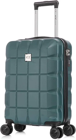 ATX Luggage 55x36x20cm Cabin Suitcase Super Lightweight Small Suitcase Approved for 100+ Airlines Including EasyJet, Ryanair, British Airways & Virgin