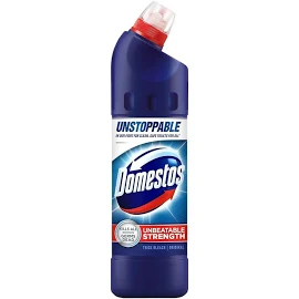 Domestos Original Thick Bleach Eliminates 99.9% of Bacteria and Viruses - 6 x 750ml - By Shop 4 Less