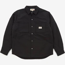 Mens Stussy Padded Tech Over Shirt - Black - Size: Large