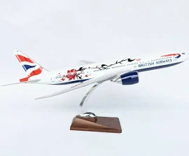 British Airways 777 Festival Of Creativity Livery Large Plane Resin