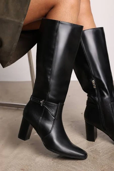 Where's That From Women's 'Xenia' Knee High Heeled Boots With Side Zip