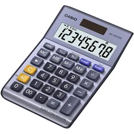 Casio 8 Digit Desk Calculator (MS-80VERII)