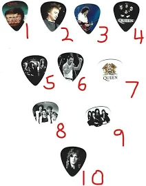 QUEEN Graphic Guitar Pick ~Your Choice of Many~ 3 Get 3rd Free